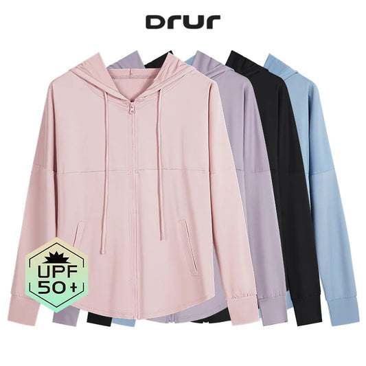 מעיל ספורט קל משקל עם הגנה מפני השמש UPF 50