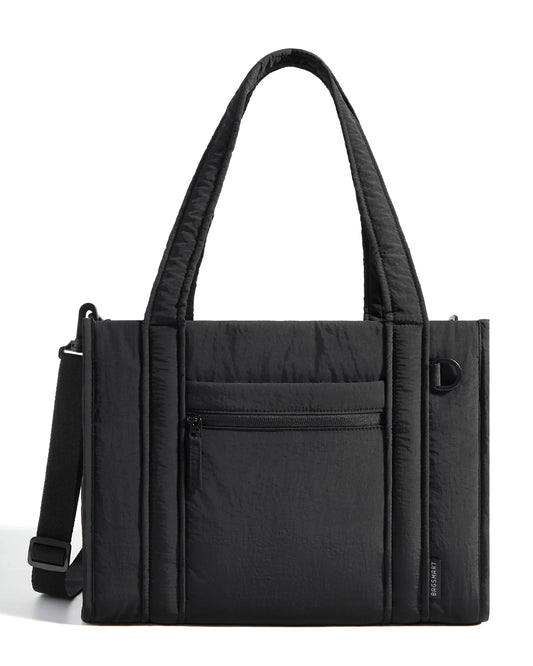 BAGSMART Women Tote Bag for Travel Work College Large Capacity Casual Commuting Crossbody Bag Lightweight Handbag with Zipper