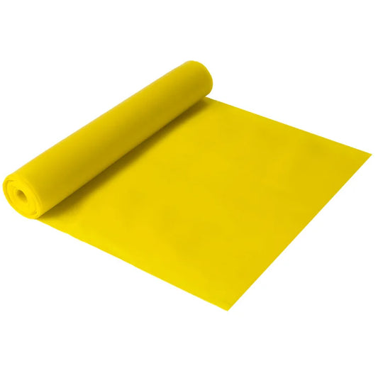 رباط مقاومة مطاطي طويل لليوغا والبيلاتس، مثالي لتمارين القوة وشد الجزء السفلي من الجسم بالبيت أو النادي