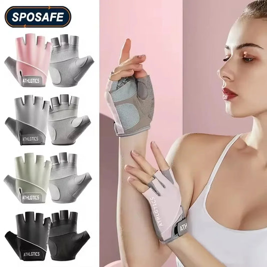 قفازات ركوب ودورة بدون أصابع للرجال والنساء