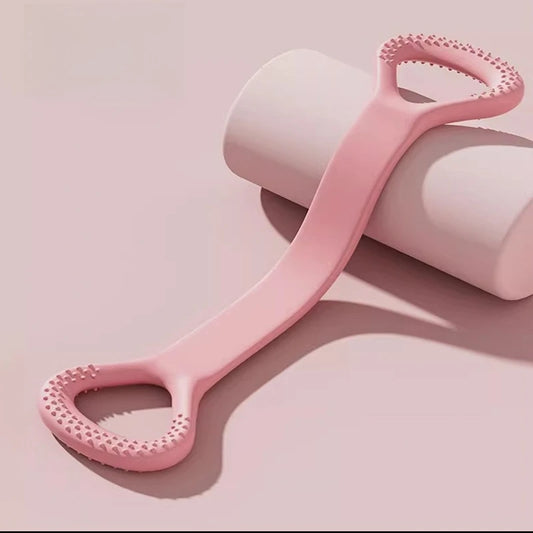 حزام مقاومة 8-شكل – مثالي للظهر والكتف، لليوغا واللياقة المنزلية