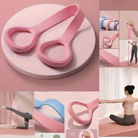 حزام مقاومة 8-شكل – مثالي للظهر والكتف، لليوغا واللياقة المنزلية