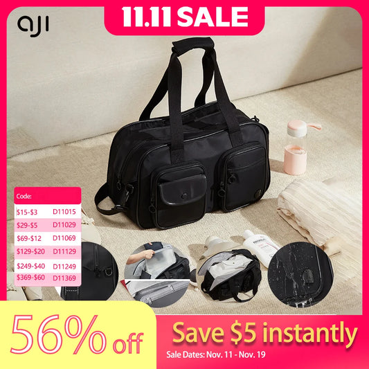 תיק נסיעות לנשים Aji קל משקל תיק נשיאה לגברים תיק ספורט ארגונית תיק נסיעות קל משקל לסוף שבוע לילה
