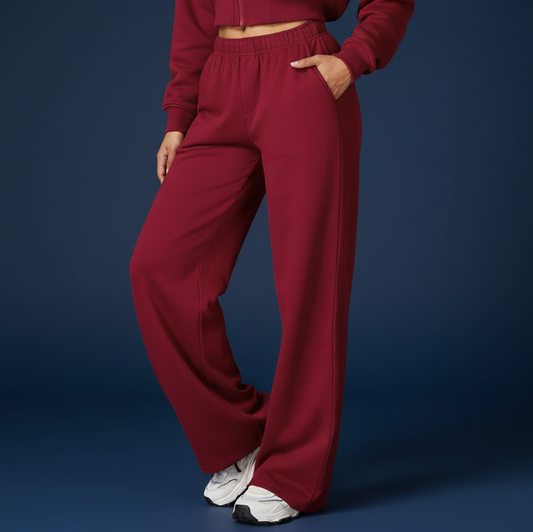 بنطلون رياضي قصة (Flared) مع جيوب