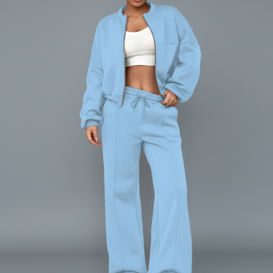 طقم قطعتين كاجوال (ستايل أوروبي)