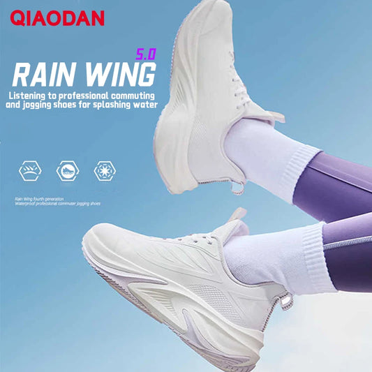 QIAODAN Yuyi 5 2025، جلد مقاوم للمويه، مضاد للانزلاق، امتصاص صدمات، مثالي للجري والخريف