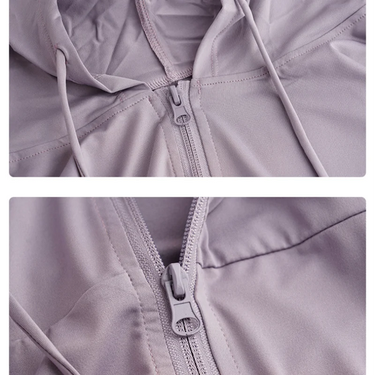 מעיל ספורט קל משקל עם הגנה מפני השמש UPF 50