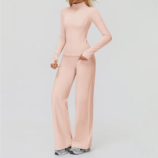 طقم رياضي نسائي 2 قطعة لليوغا، الجيم، والرياضة اليومية، يجمع بين الأناقة والراحة والأداء العالي