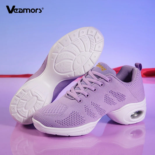 أحذية رقص نسائية – ناعمة، مرنة، مريحة، مثالية للجاز، الصالات واللاتينية